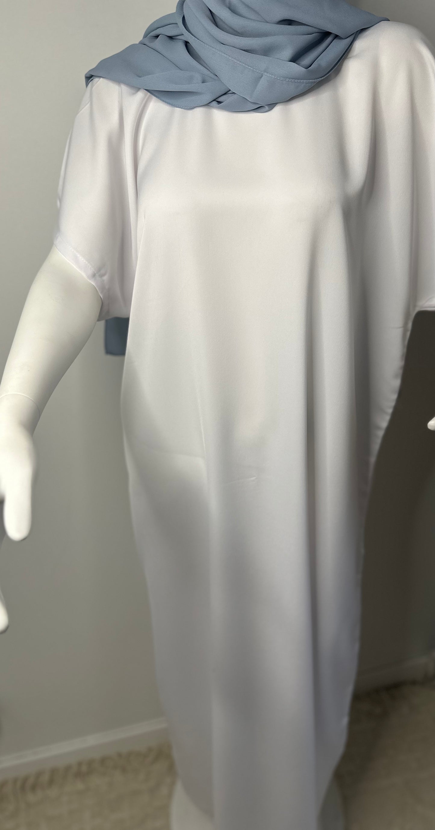 Sous abaya white
